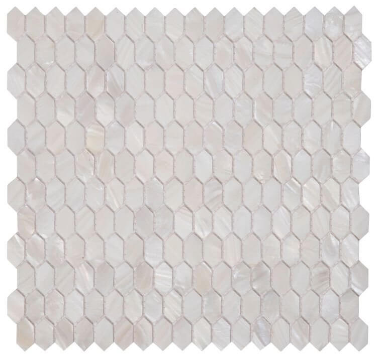 Pearl White Arrow 12 x 12 - Hey Tiles