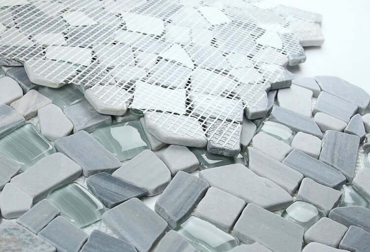Pebble Blue 12 x 12 - Hey Tiles