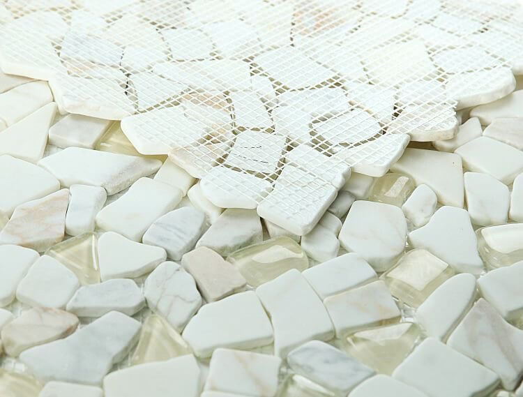 Pebble Calacatta Gold 12 x 12 - Hey Tiles