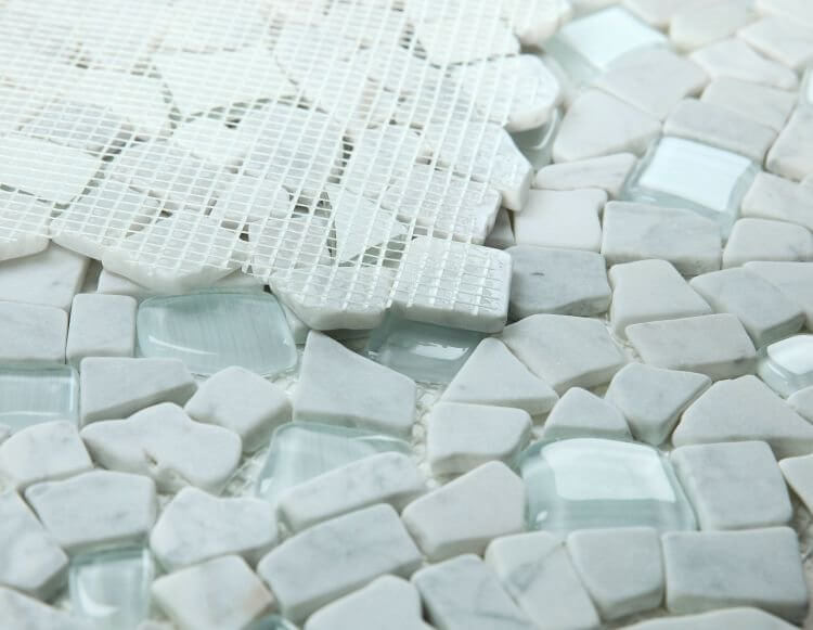 Pebble Carrara 12 x 12 - Hey Tiles