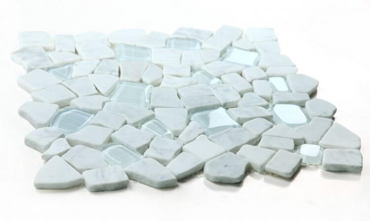 Pebble Carrara 12 x 12 - Hey Tiles