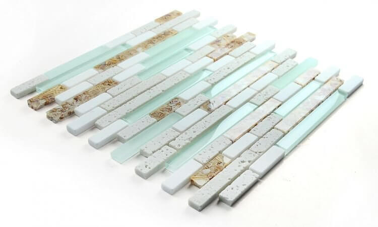 Pelasgus Light 11.75 x 12 Mosaic Tile - Hey Tiles
