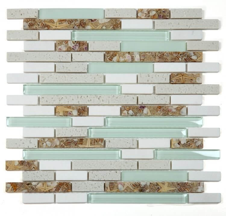 Pelasgus Light 11.75 x 12 Mosaic Tile - Hey Tiles