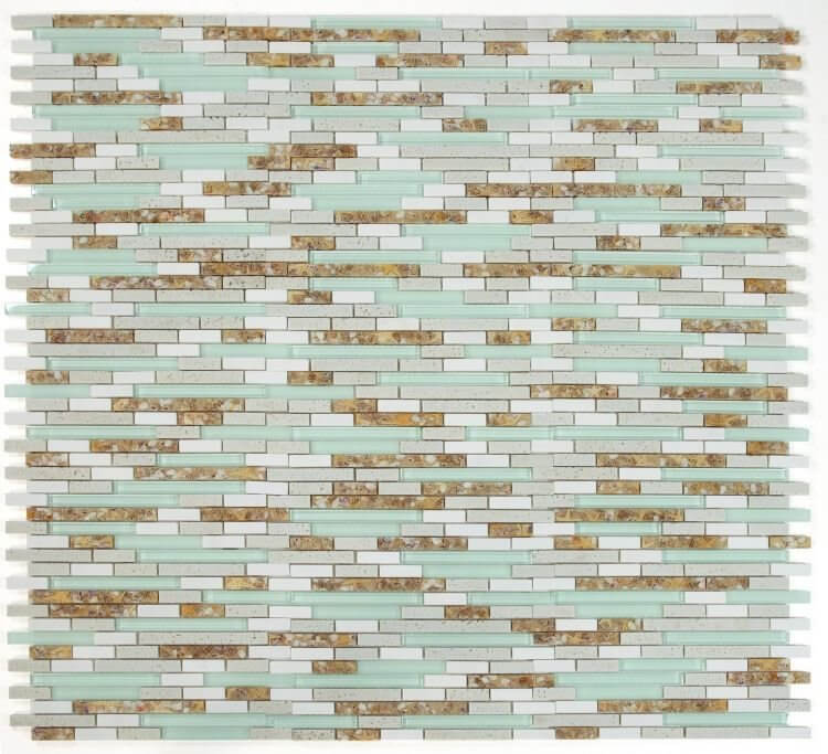 Pelasgus Light 11.75 x 12 Mosaic Tile - Hey Tiles