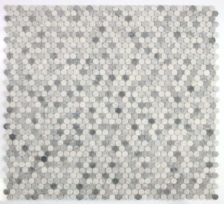 Penny Marble Dusk Honed 11 x 11.75 - Hey Tiles