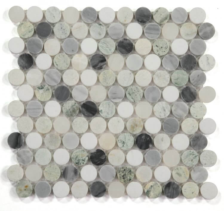 Penny Marble Grassland 11 x 11.75 - Hey Tiles