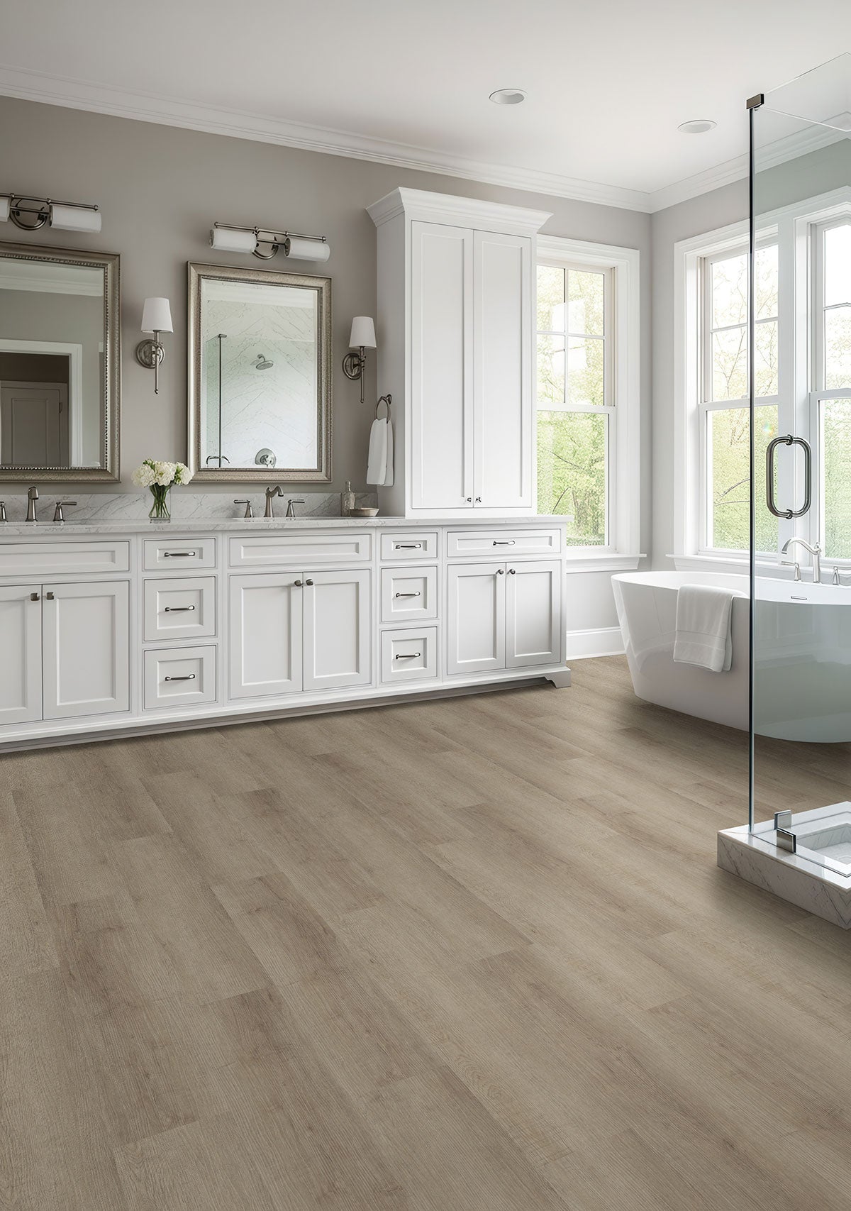 MSI Laurel Reserve Saddle Wood 9x48 luxury vinyl flooring – room scene