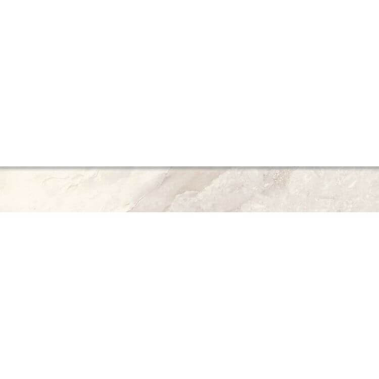 Sant'Agostino Mystic Ivory Polished Bullnose 3 x 24 - Hey Tiles