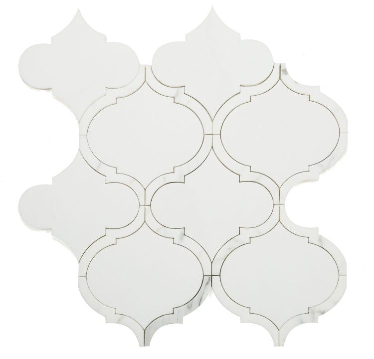 Alice Precious Bianco 11.5 x 12 Mosaic Tile