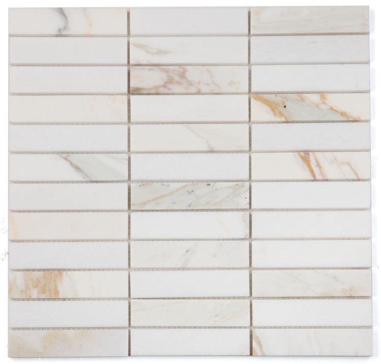 Slot Calacatta 11.75 x 11.75 Mosaic Tile