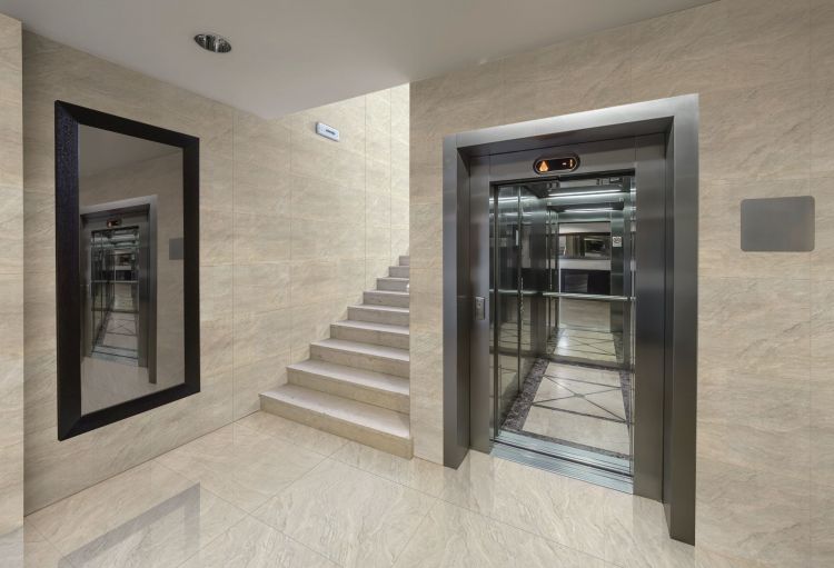 Malaysia AMZN TRAV. Grey Polished 24 x 48 Marble Laminated Porcelain Tile