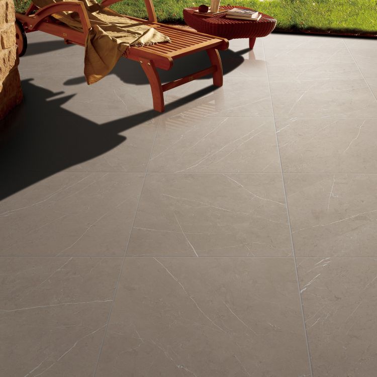 Malaysia Mount Grey Polished 36 x 36 Porcelain Tile