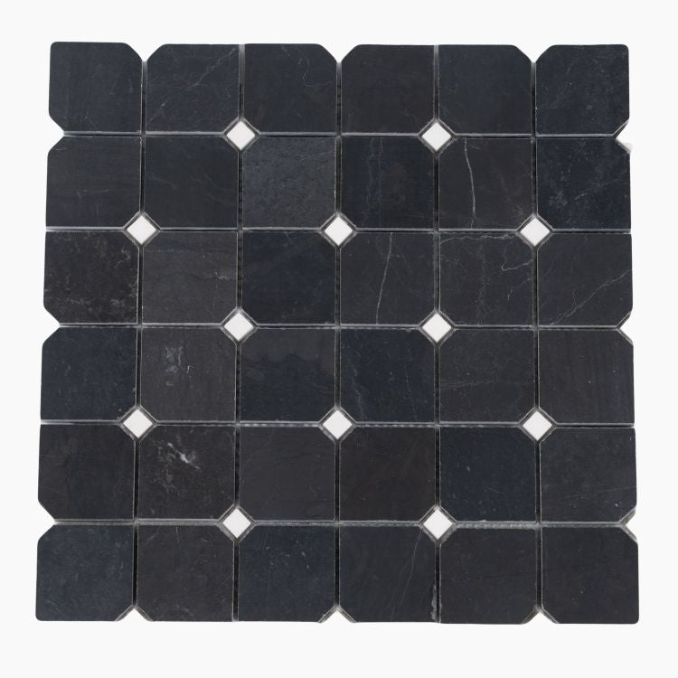Clipped Square Bluestone 12 x 12 Mosaic Tile
