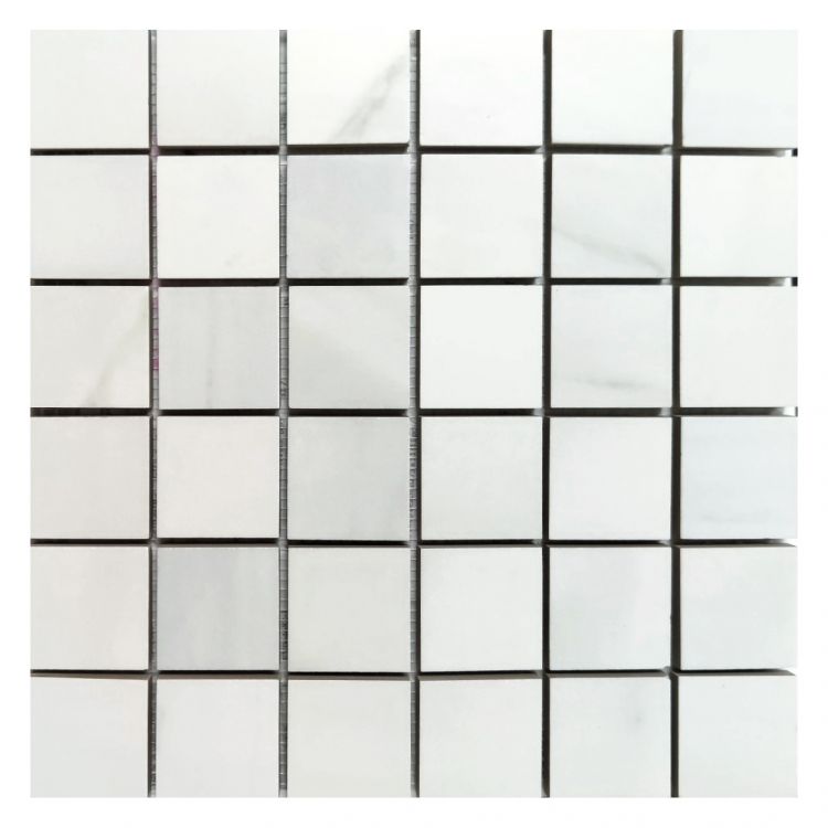 EC Calacatta Gold Matte Mosaic 12 x 12 Porcelain Mosaic