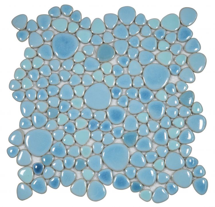 Growing Jewel Blue 11.5 x 11.5 Mosaic Tile