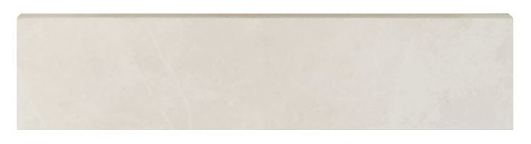 Dolomia White Nat Bullnose 3 x 12 Italian Porcelain Trim