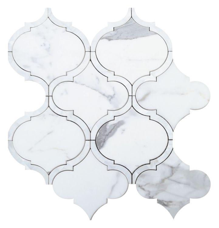 Alice Pearl Calacatta White 11.5 x 12 Mosaic Tile