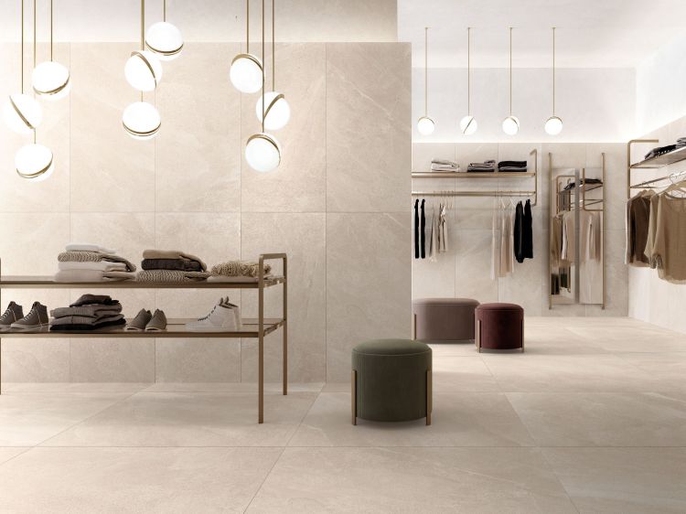 Tune Ivory 48 x 48 Italian Porcelain Tile