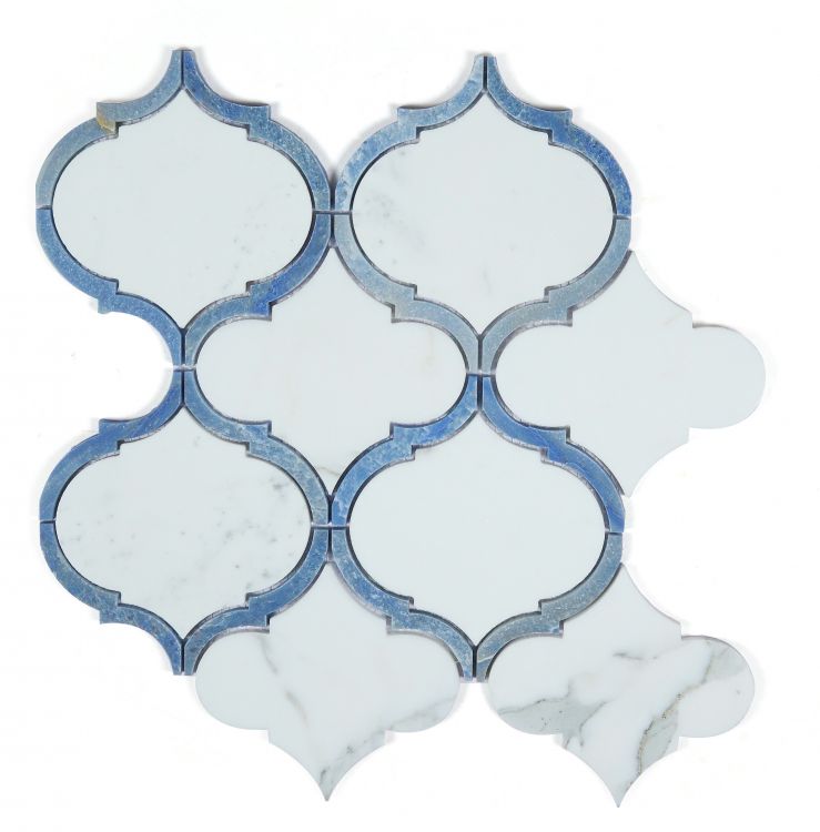 Alice Royal Sapphire 11.5 x 12 Mosaic Tile