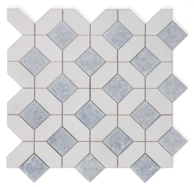 Eclipse Crystal Ocean 12 x 12 Mosaic Tile