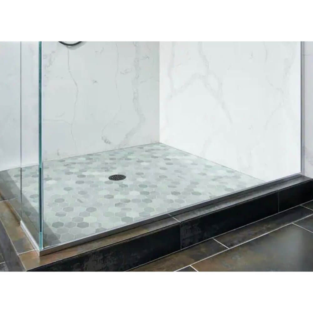 2” Ming Green Polished Hexagon Mosaic Tile - Hey Tiles