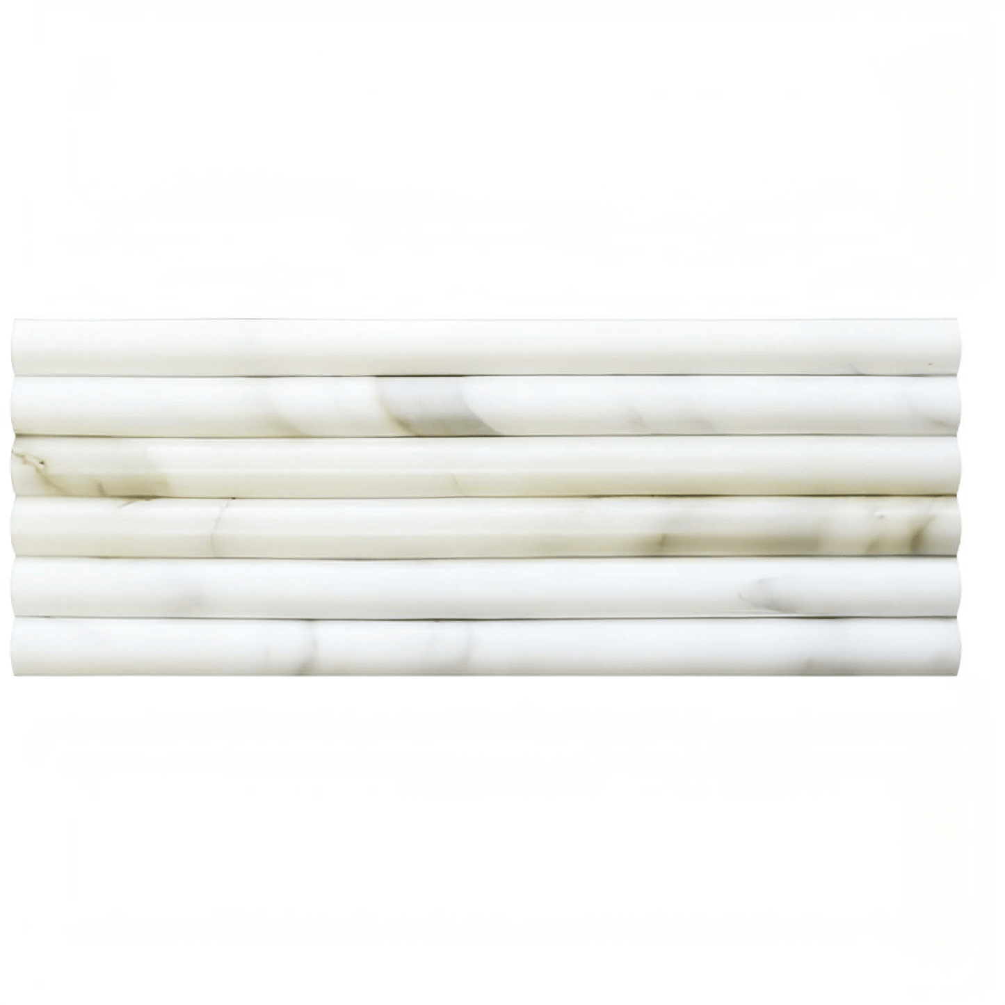 3/4 x 12 Calacatta Gold Pencil Liner POLISHED / HONED - Hey Tiles