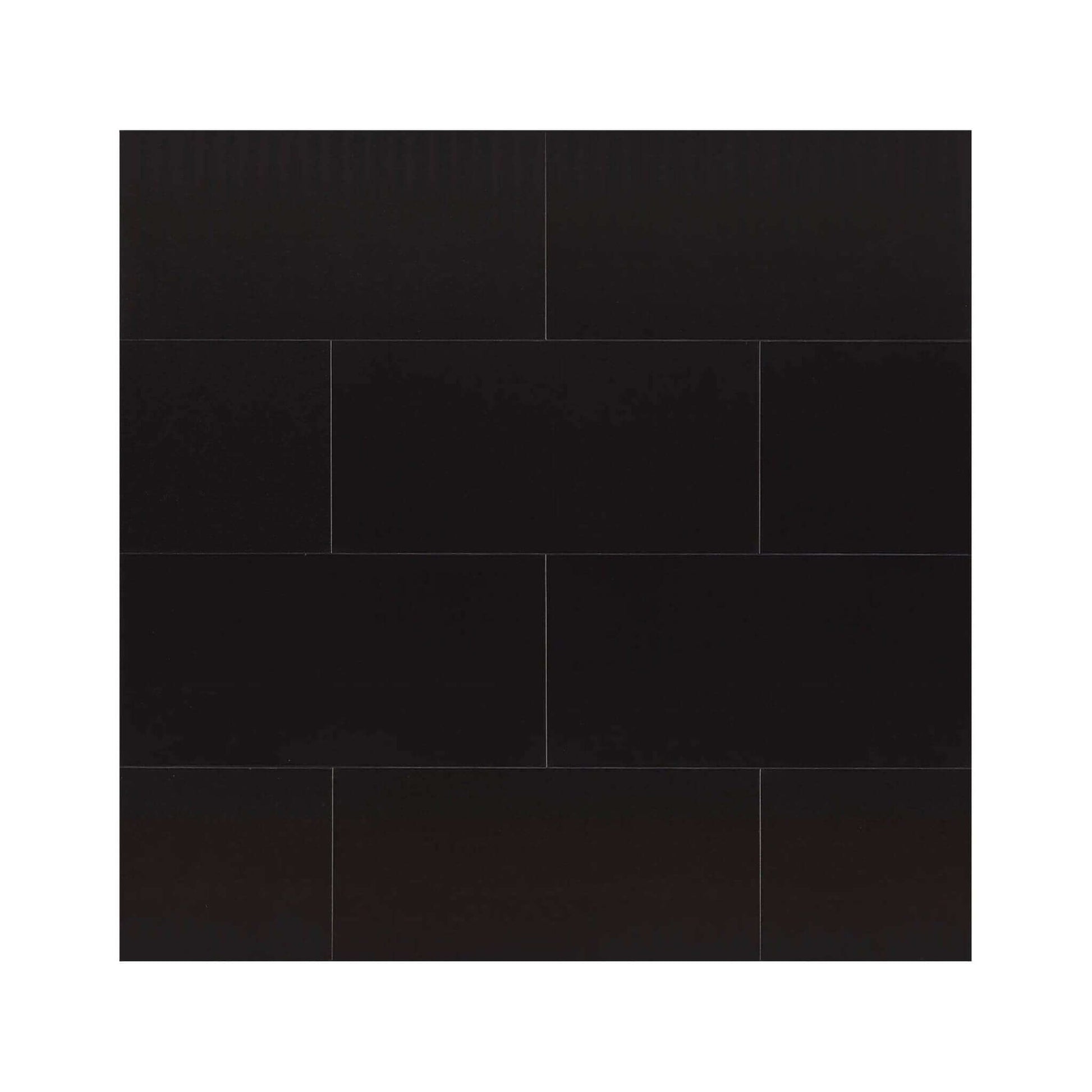 Absolute Black 12" x 24" Polished Granite Tile - Hey Tiles