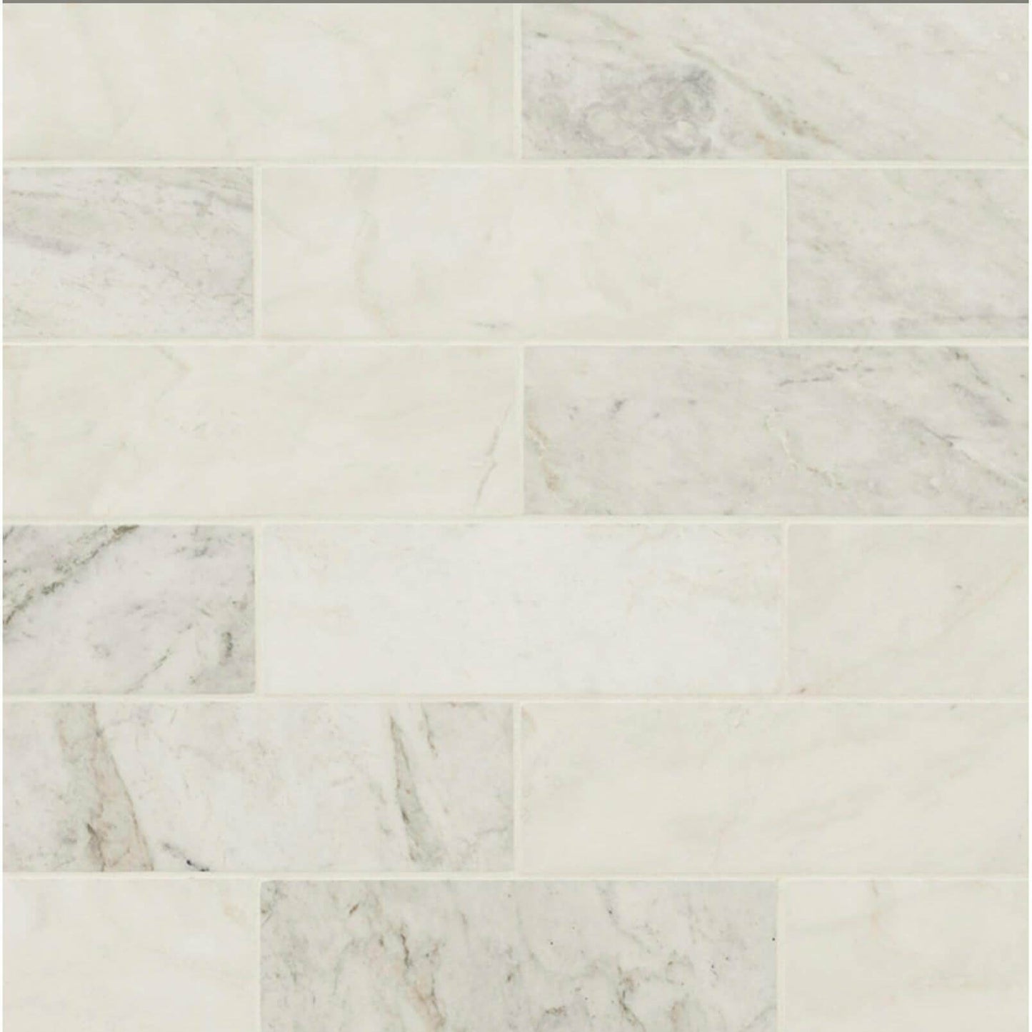Arabescato Venato Calacatta White 4x12 Honed - Hey Tiles