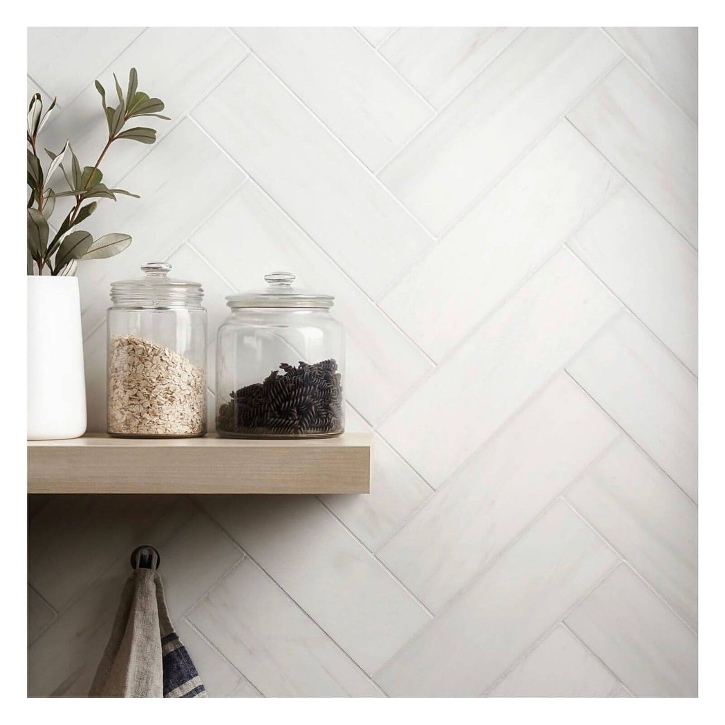 Bianco Dolomite 4" x 12" Honed Marble Subway Tile - Hey Tiles