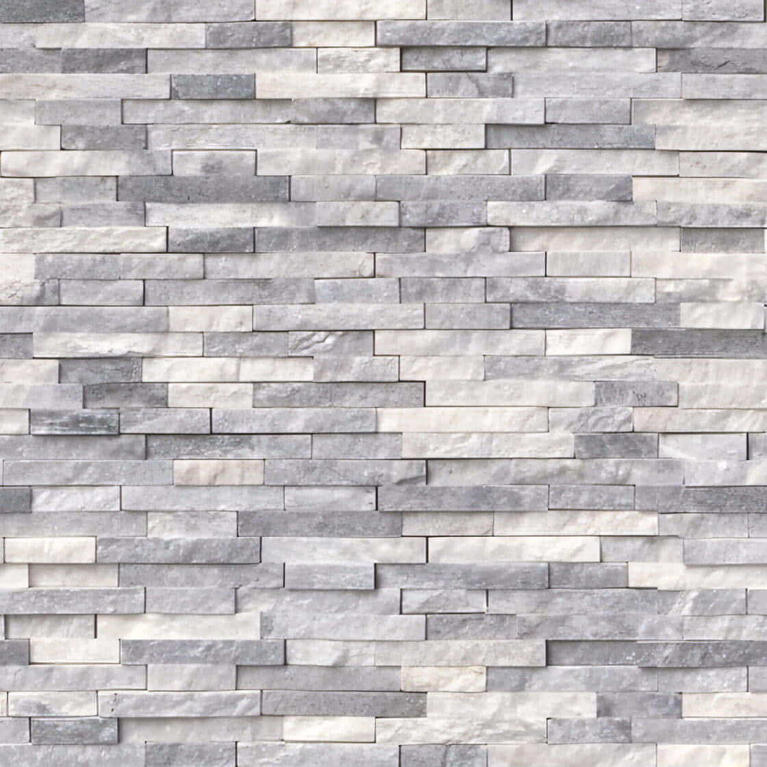 MSI Alaska Gray Split Face 12 in. x 12 in. x 10 mm Textured Mosaic - Hey Tiles