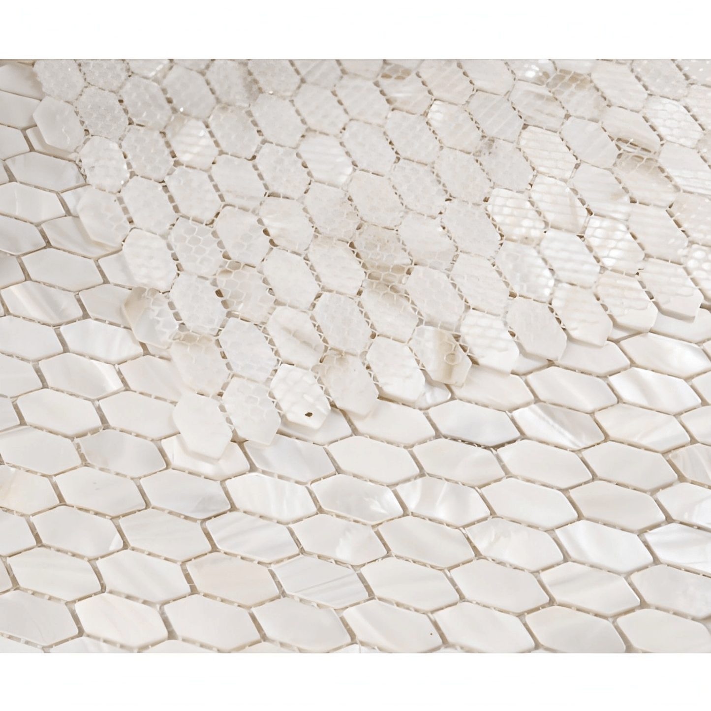 Pearl White Arrow 12 x 12 - Hey Tiles