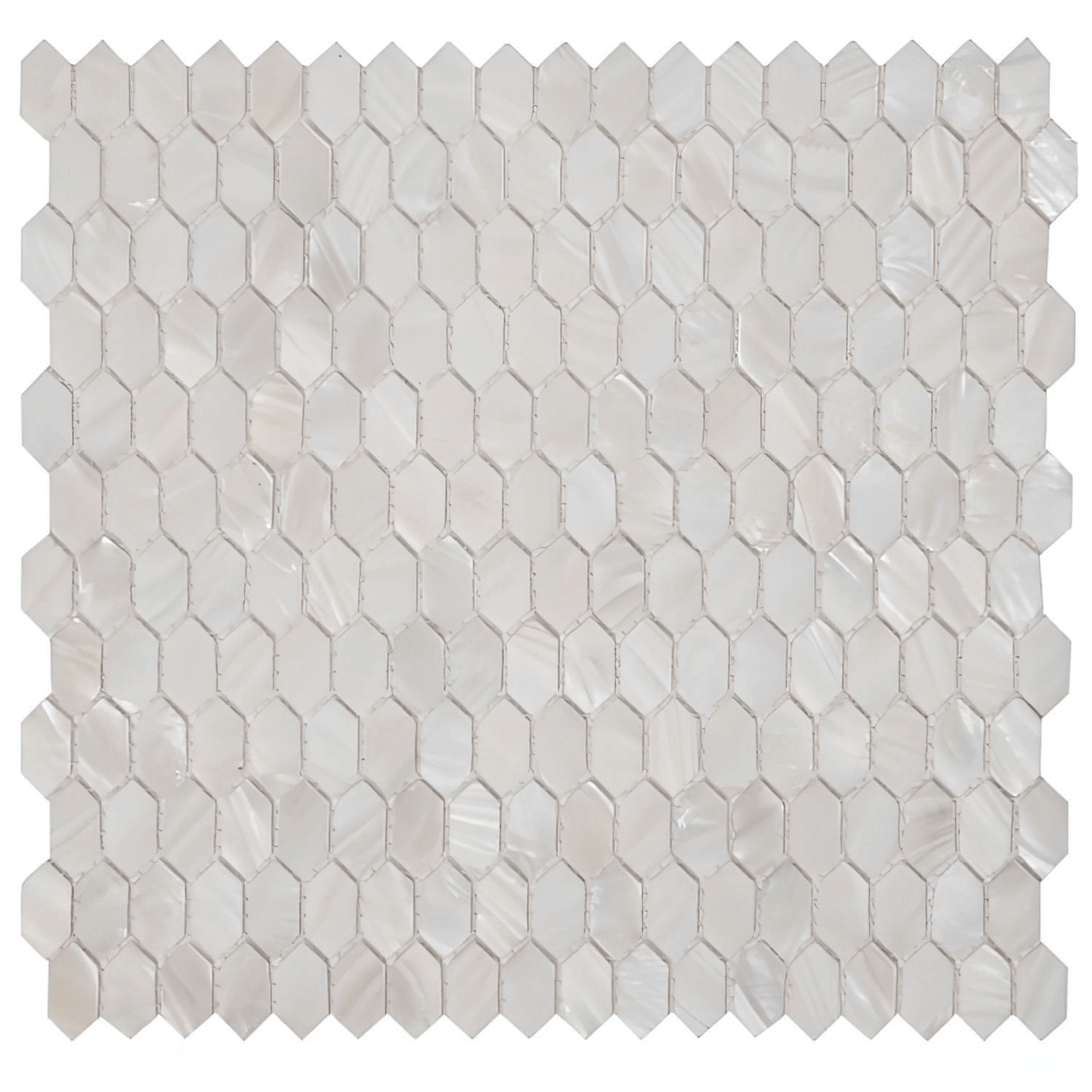 Pearl White Arrow 12 x 12 - Hey Tiles