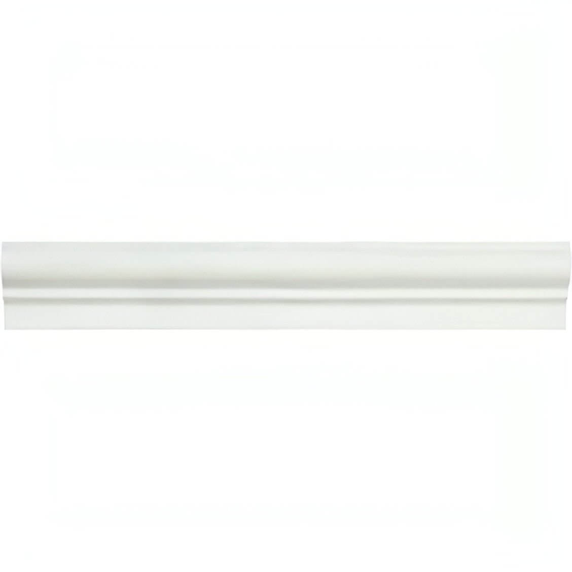 Thassos White Marble Honed Og - 1 Chair Rail Molding Trim - Hey Tiles