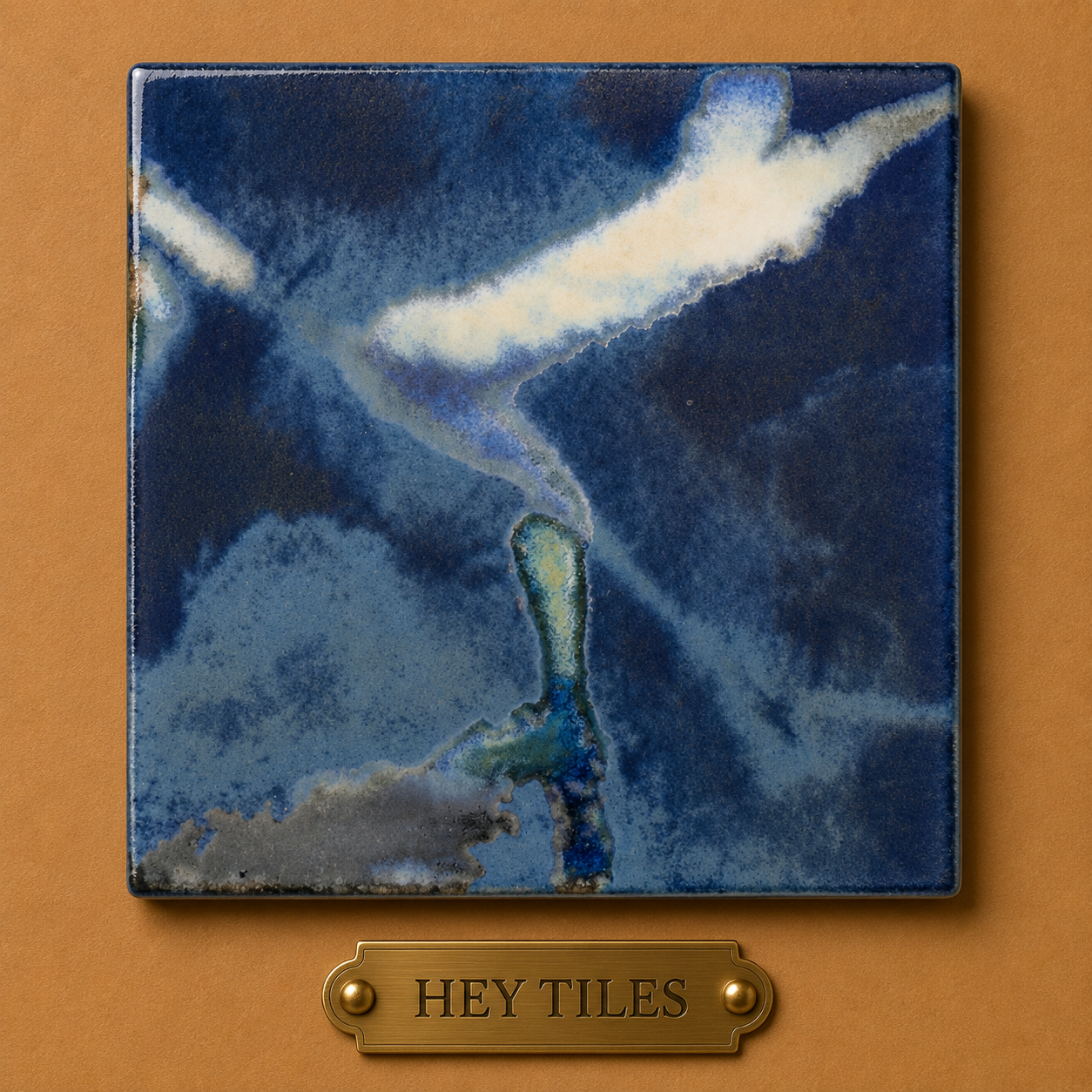 Space Blue, 6" x 6" - Porcelain Pool Tile