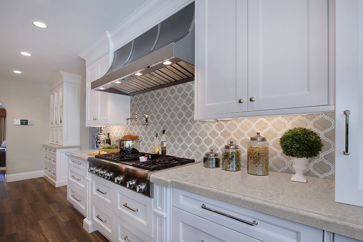 MSI White Quarry Savona Honed Mosaic Tile