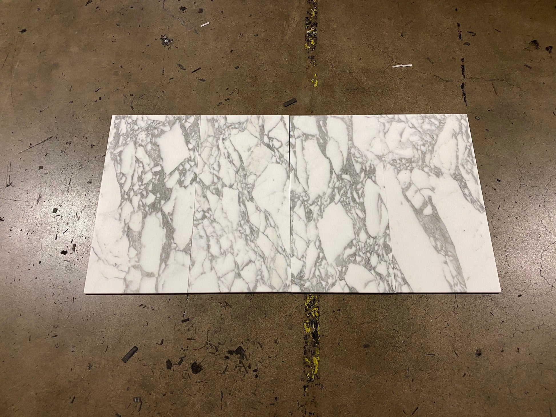 12x12, 3/8 Arabescato Corchia Italian Marble Tile - Hey Tiles