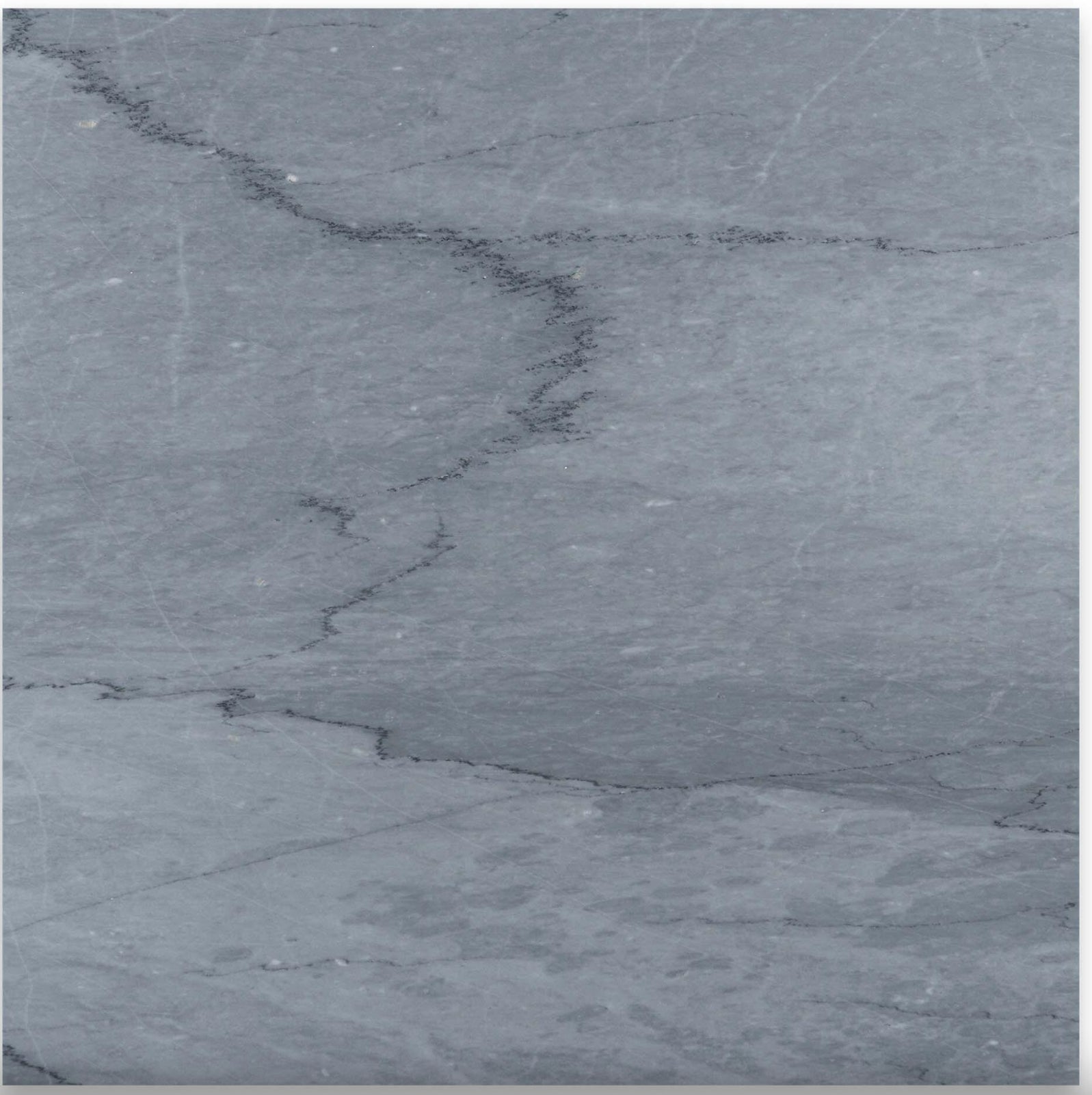 12x12 Bardiglio Imperiale Premium Italian Gray Marble Tile, 3/8 - Hey Tiles