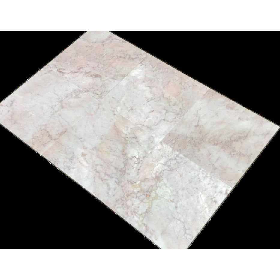 12x12 Cherry Blossom Polished Marble, 3/8 - Hey Tiles