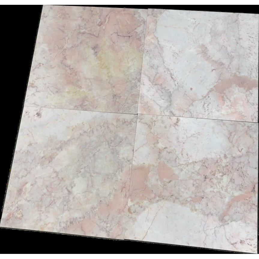 12x12 Cherry Blossom Polished Marble, 3/8 - Hey Tiles