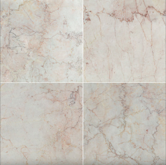 12x12 Cherry Blossom Polished Marble, 3/8 - Hey Tiles