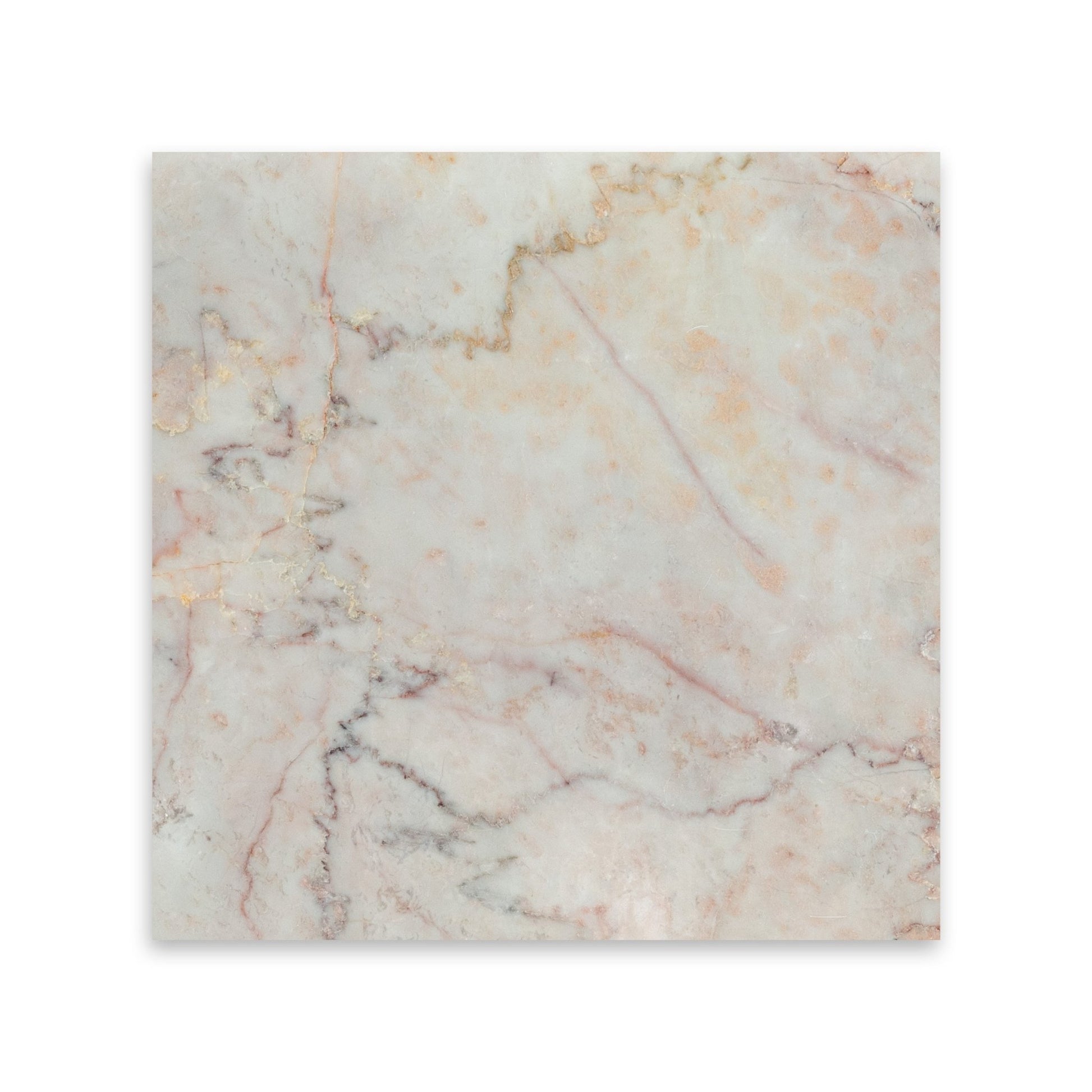 12x12 Cherry Blossom Polished Marble, 3/8 - Hey Tiles