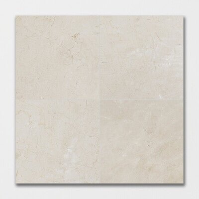 12x12 Crema Marfil Marble Tile from Spain - Hey Tiles