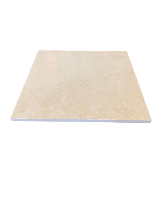 12x12 Crema Marfil Marble Tile from Spain - Hey Tiles