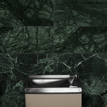 12x12 Empress Green Polished 3/8 - Hey Tiles