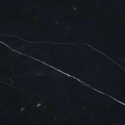 12x12 Nero Marquina Marble, 3/8 - Hey Tiles