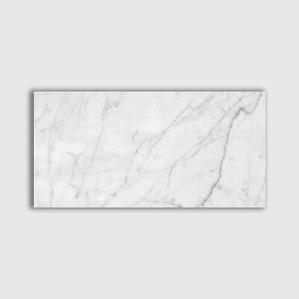 12x24 Carrara White , Italian Marble - Hey Tiles