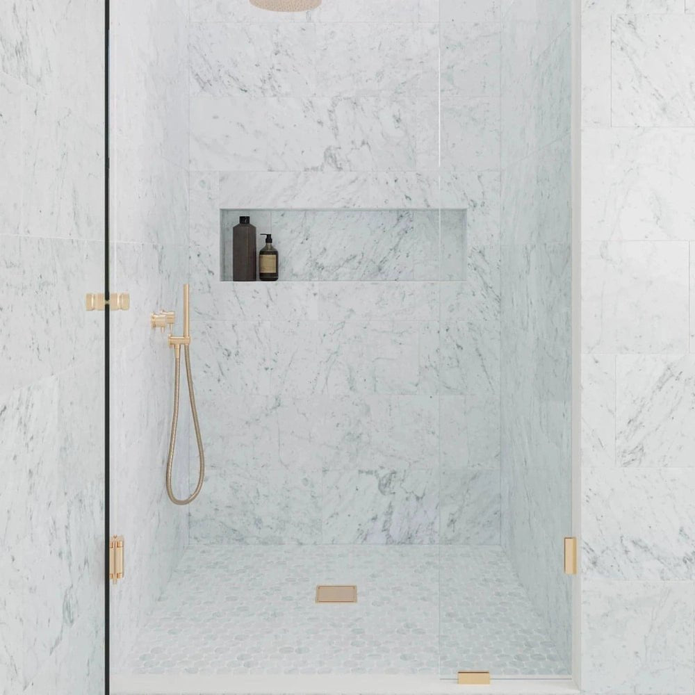 12x24 Carrara White , Italian Marble - Hey Tiles