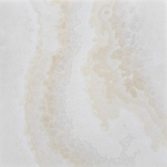 18X18 Vanilla Onyx Cross - Cut Polished Tile - Hey Tiles