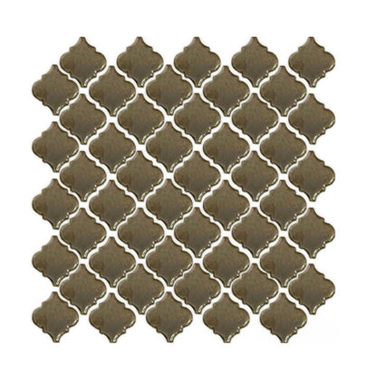 2" x 2" - Fujiwa Matte Platinum Lantern Porcelain Tile, Pool Rated - Hey Tiles