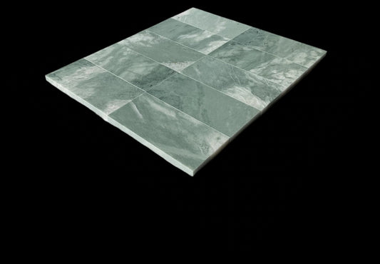 3" X 6" Ming Green ( Icelandic Green ) Marble Tile - Hey Tiles